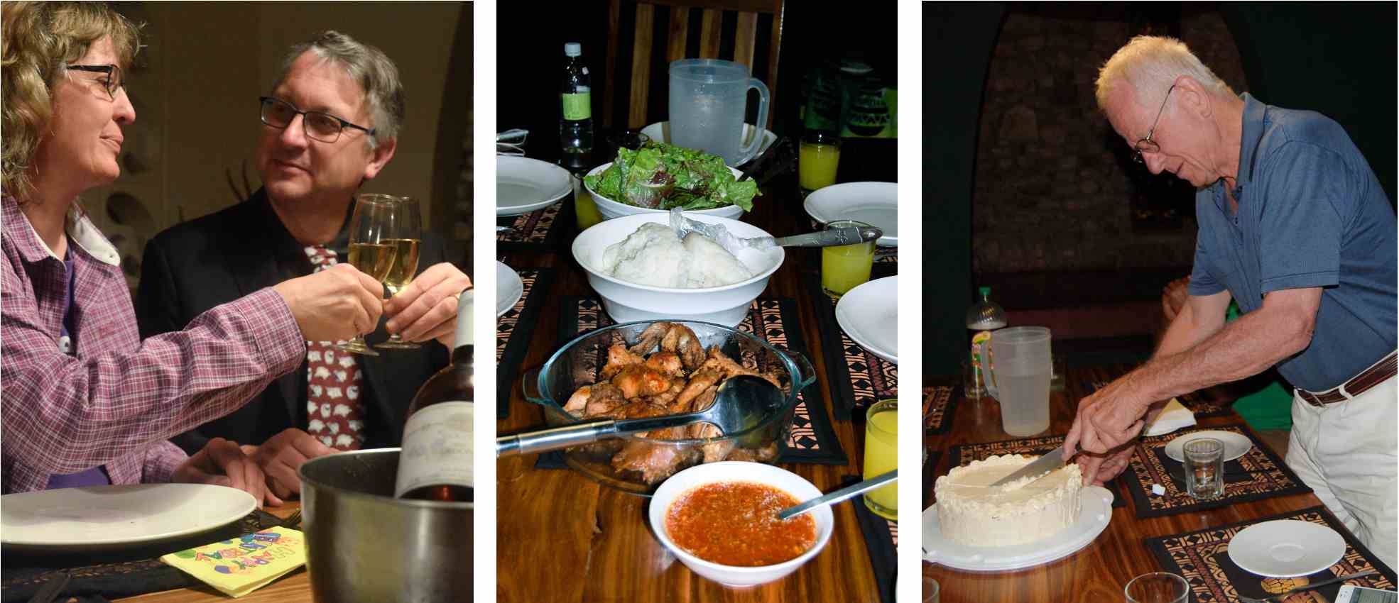 Variety of delicious meals